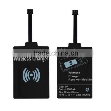 New QI Wireless Charger Charging Receiver Module for Android Devices Universal Black OEM