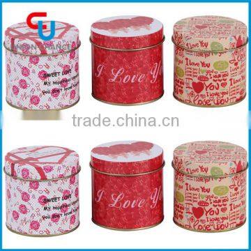 Personalized gift candy tin boxes
