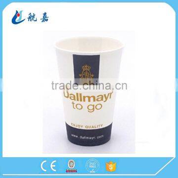 disposable 300gsm thick double PE cola soda drink paper cup