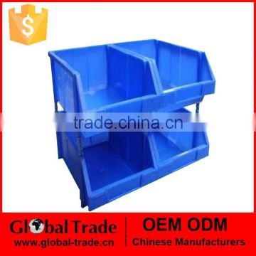 T0106 Blue Medium Plastic Parts Bins Boxes For Garage Handtool Storage Box