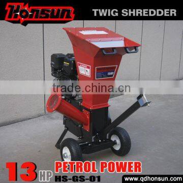 (HS-GS-01) 13HP Lifan, Loncin, Ducar petrol engine wood shredder