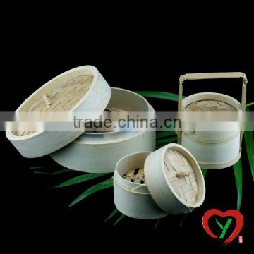 High quality carbonized bamboo steamer