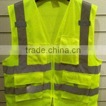 OEM service high visibility mesh safety vest