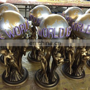 Custom China Factory 40cm Resin The World Is Yours Statue Full Size In Store