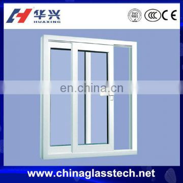 CE water-proof sliding tempered glass reinforcement upvc windows