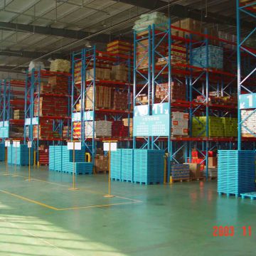 Industrial Pallet Racks Adjustable Beams Storage Place