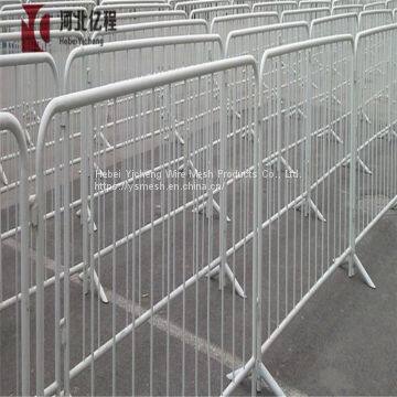 Temporary Steel Road Safety Barricade Crowd Control Barriers