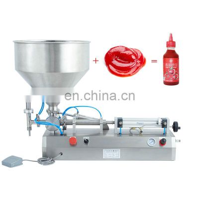 Huapai Hot Sell Small Single Head Liquid Detergent Soap Sachet  Pack Hand Operated Tube Filling Machine From Drum