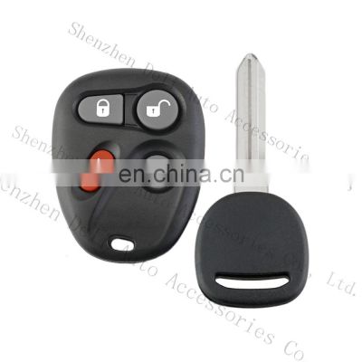 4 Button 315Mhz KOBLEAR1XT Remote Car Key with Ignition Key For Chevrolet Corvette C5 Malibu Buick LeSabre Pontiac Bonneville