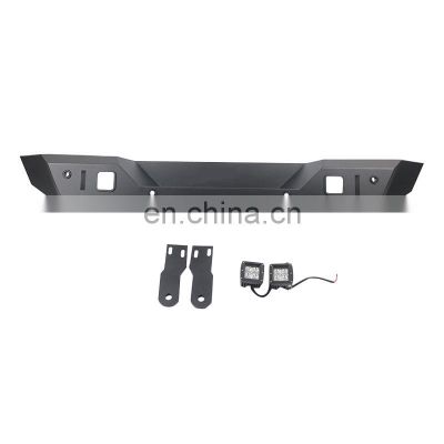 New style Steel Black Rear Bumper With Radar Hole For Jeep wrangler JL Accessories