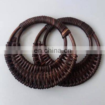 Hot sale A pair Of Rattan Handles for Bag Wholesale in Bulk