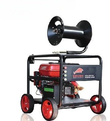 High Pressure Sewer Pipe Cleaning Equipment, 200bar Road Cleaning Machine High Pressure Washer