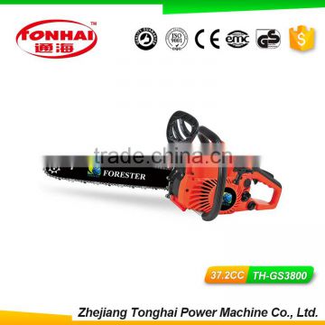 37.2cc Gasoline Chainsaw TH-GS3800 garden tools with CE best chainsaw