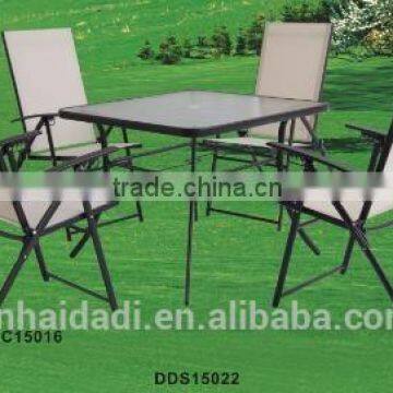 outdoor furniture folding sling patio set dining set garden set