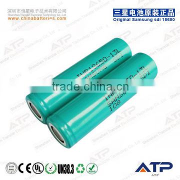 Wholesale Alibaba 3.7v 1300mAh Li-ion Rechargeable Battery / Samsung sdi INR18650-13L