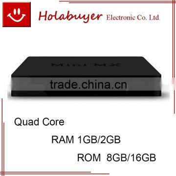 1080P HD Mini MX RAM1GB/2GB ROM8GB/16GB Quad Core Bluetooth 4.0 OTT Android Amlogic S905 OTT Internet TV Set BOX User Manual