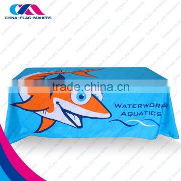 cartoon table cover , custom trade show advertising tablecover