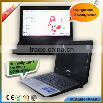 2015 hot new product anti-spy privacy screen protector/guard/film for laptop/PC/computer