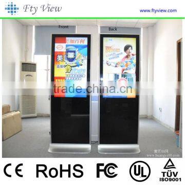 42 inch motion sensor touch screen display advertising touch double floor-stand lcd ad player                        
                                                                                Supplier's Choice