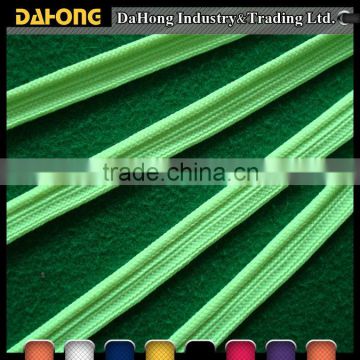 wholesale green colored flat reflective polyester cord