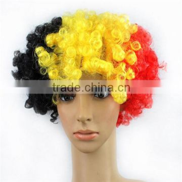 Fan Afro Wig Germany black/red/golden