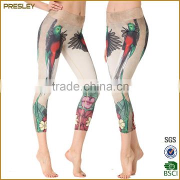 Supper Quality Elastic Polyester Gym Wear Sublimation Yoga Pants