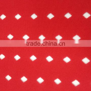 2015 classic laser design of knitting fabric for garment