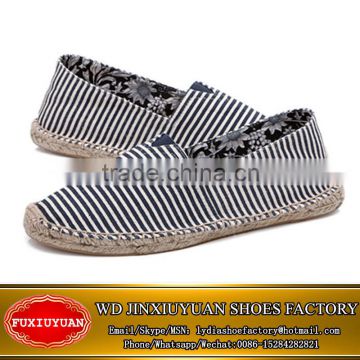 low price espadrilles shoes with jute sole from shoe factory