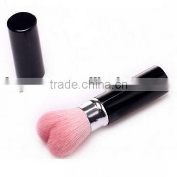 makeup brush retractable kabuki brush pink flower cosmetic tool kts