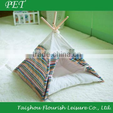 Pet Tents Indian Teepee Cotton Pet Tent Bed