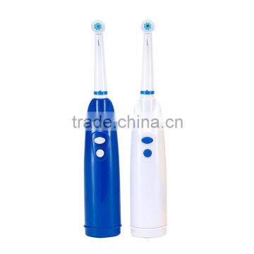 High motion rotating head Dupont Tynex withend-rounded bristle electric toothbrush
