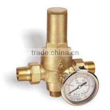 Brass adjustable pressure reducing valve, adjustable pressure reducing valve