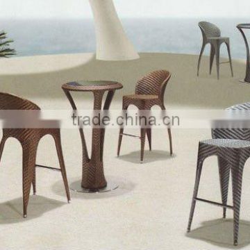 Outdoor rattan furniture bar table bar furniture