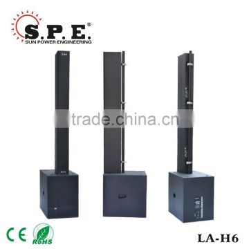 LA-H6 spe audio 4x6.5 inch 600W passive column speaker