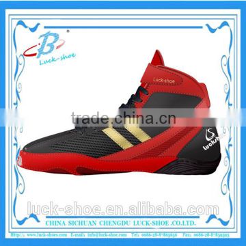 2016 new design boxing shoes for men,wear-resisting boxing shoes with good quality for wholesale