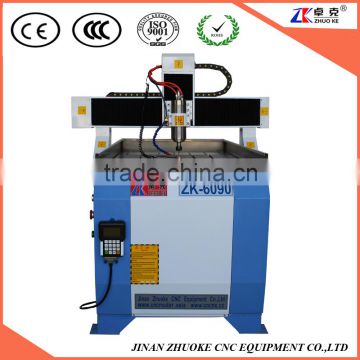 Small CNC Router For Metal Wood Craft Engraving 6090 With DSP Offline Control Stainless Steel Water Slot 600*900MM ZK-6090
