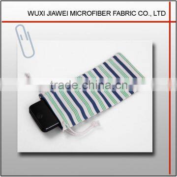 custom stripe microfiber mobile phones case