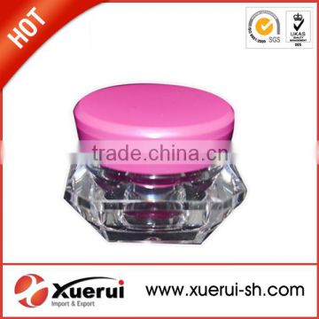 5g acrylic cosmetic diamond jar