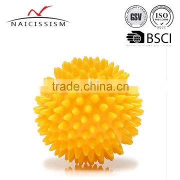 yellow various sizes spiky massage ball