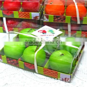 Fruit candle with scent, can be used for party,birthday,festivals