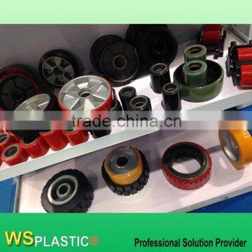 hand pallet truck pu rubber wheel