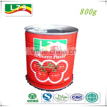 Delicious tomato paste with low price 800g canned tomato paste
