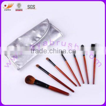 7 pcs professional makeup brush set with animal hair and special type