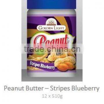 Peanut Butter - Stripe Blueberry