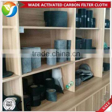 Absorbent waterproof activated carbon non-woven fabrics / activated carbon cloth for sale