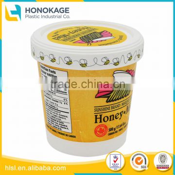 Plastic Disposable BPA Free Cheese Container Small Size with Customer's Design, Hard Plastic Box as Margarine Container