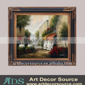 Garden Oil Painting w/Frame in 3 sizes
