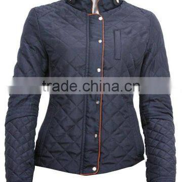 New design jacket for women casual quilted jacket