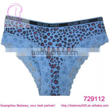 Women sex image sex hot panties with lace printing leopard