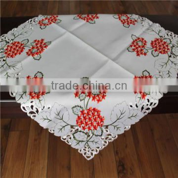 table cloth embroidery floral